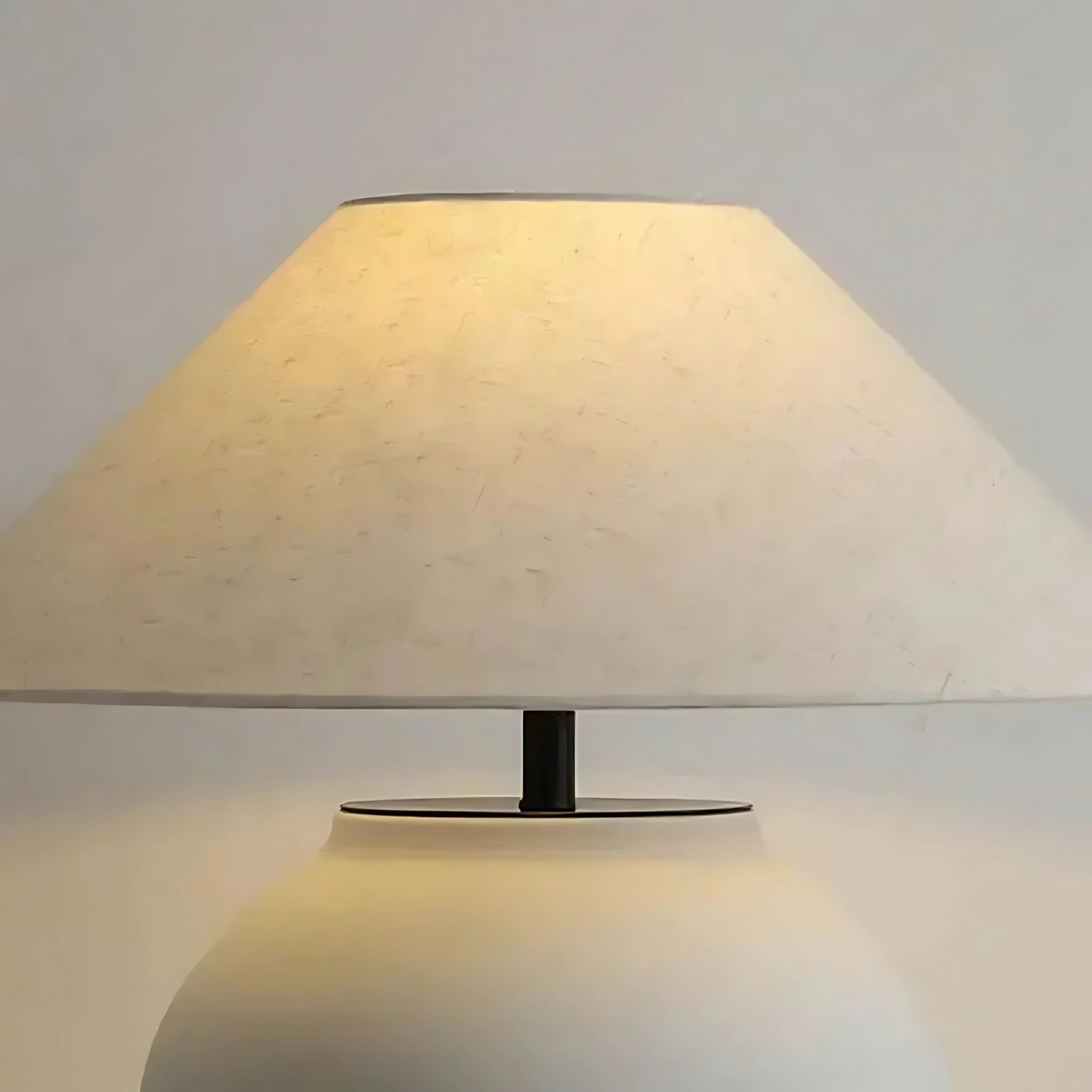 Lampe de chevet en céramique avec abat-jour