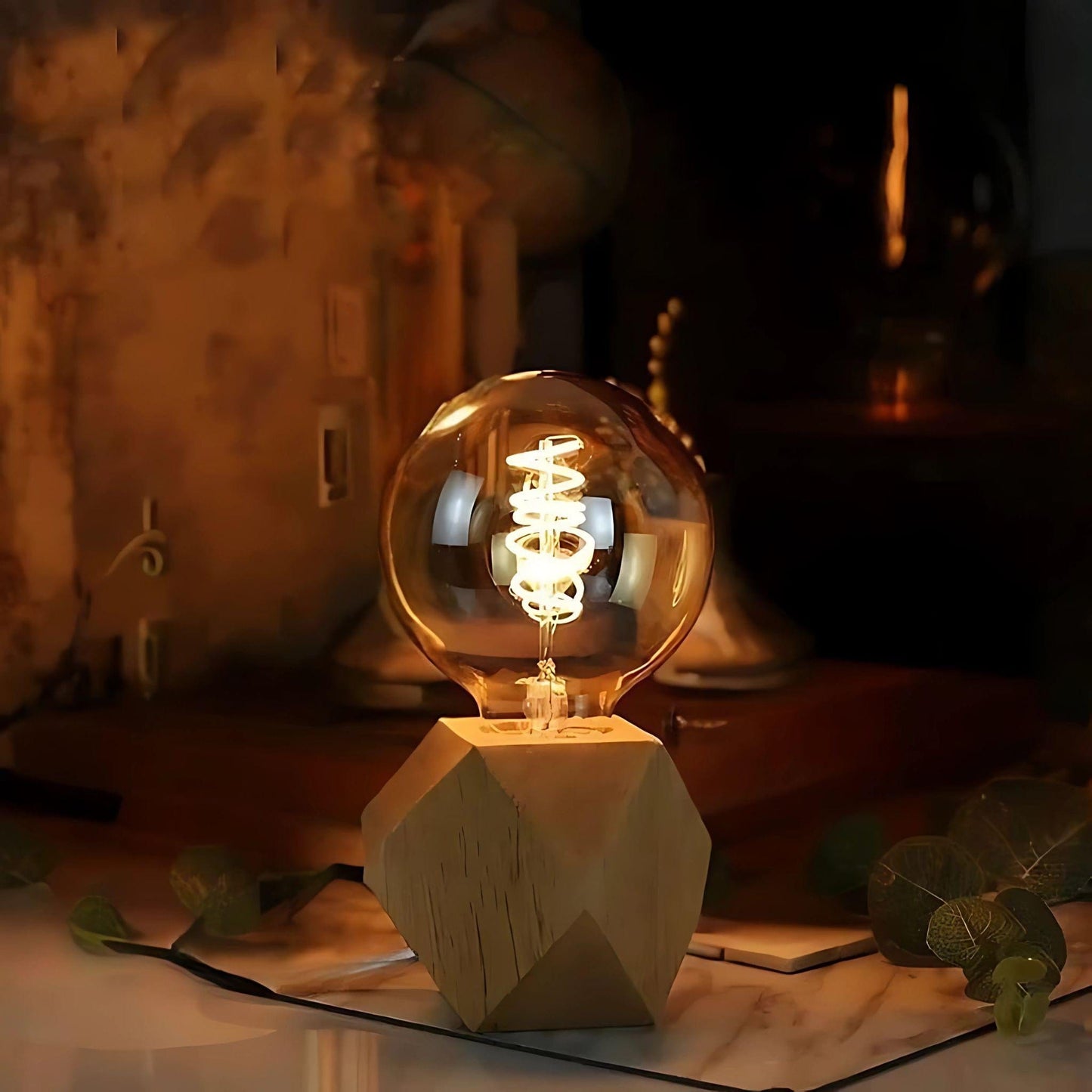 lampe de chevet Ampoule apparente