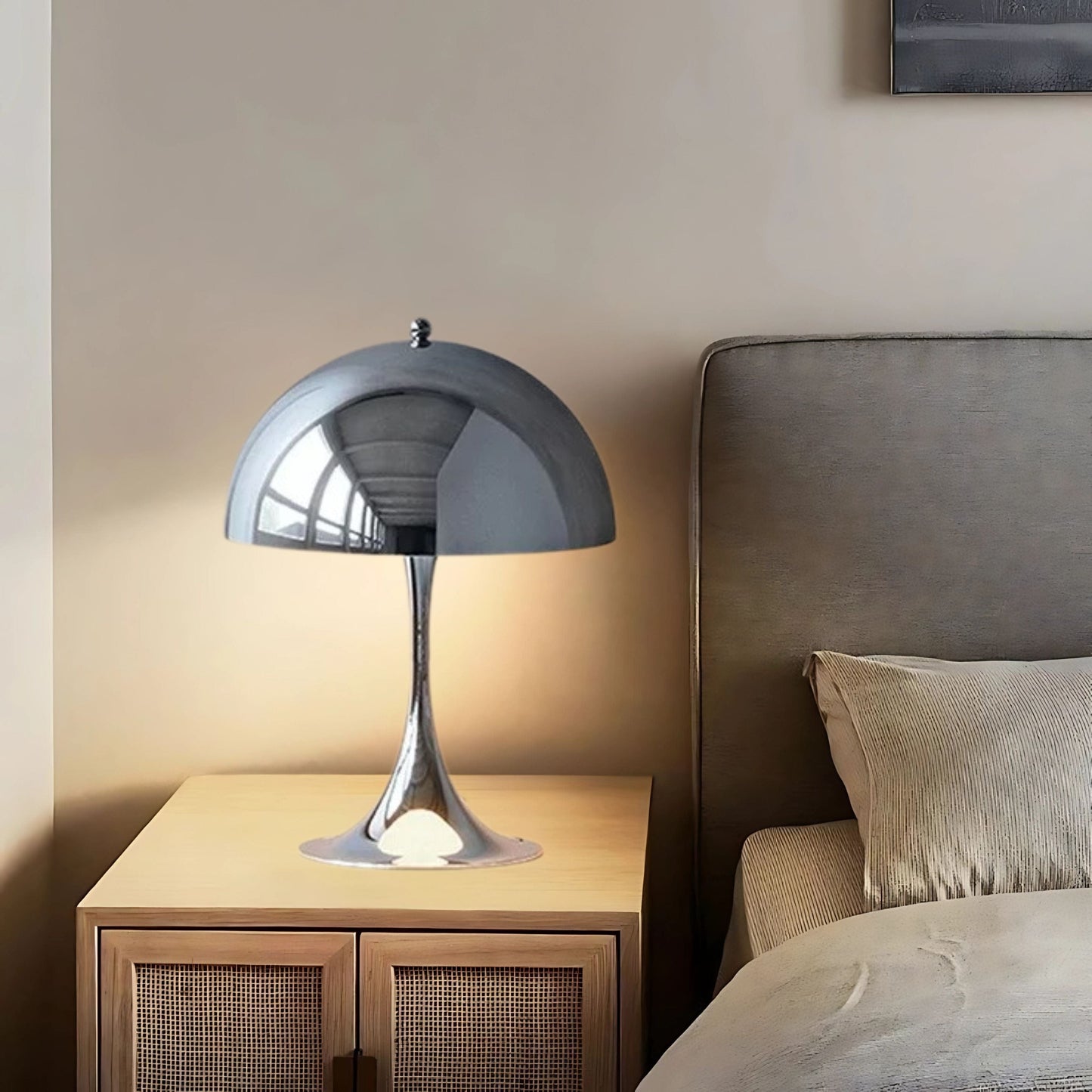 Lampe de chevet Argenté