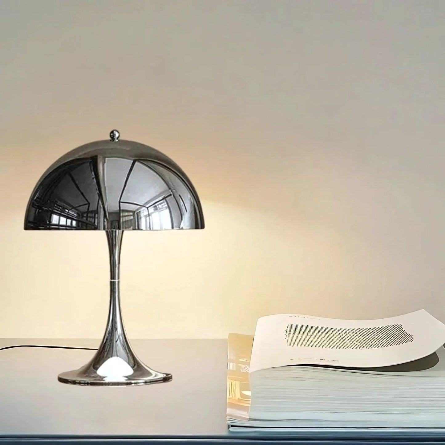 Lampe de chevet Argenté