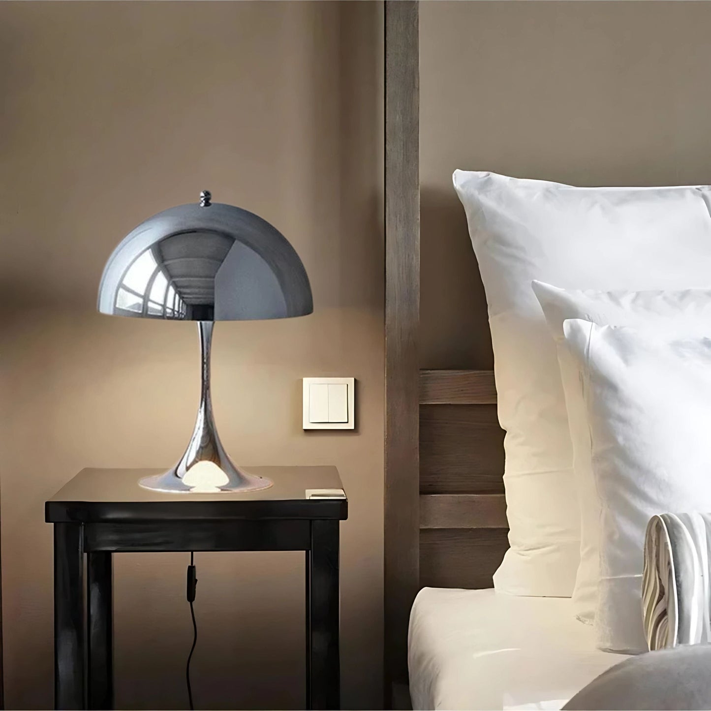 Lampe de chevet Argenté