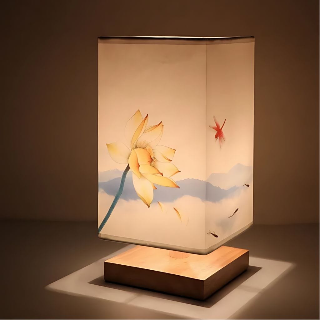 Lampe de chevet au style Japonaise