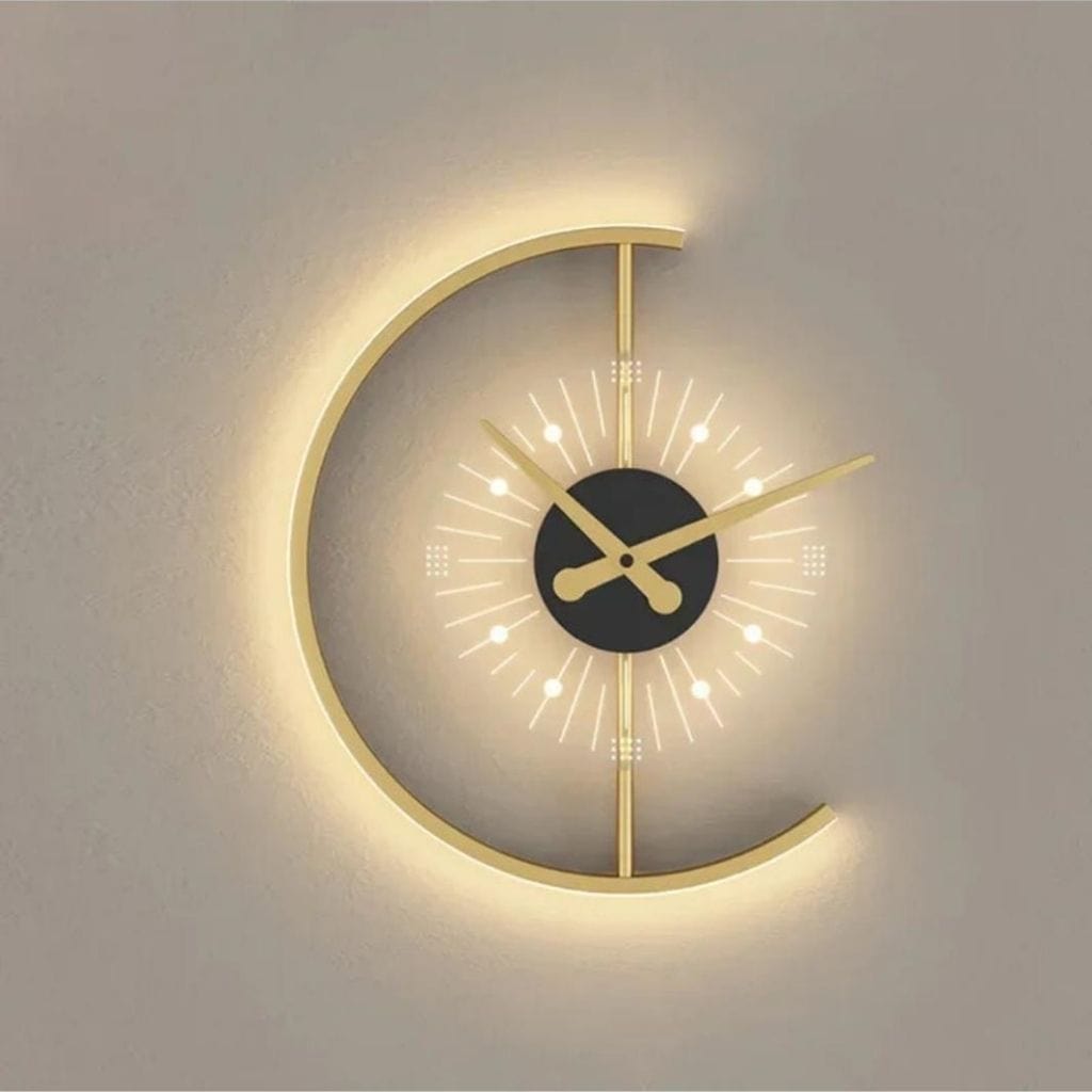 Lampe de chevet avec Horloge
