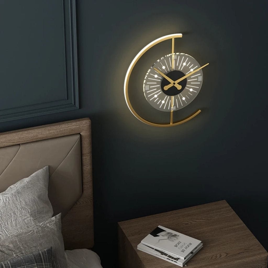 Lampe de chevet avec Horloge
