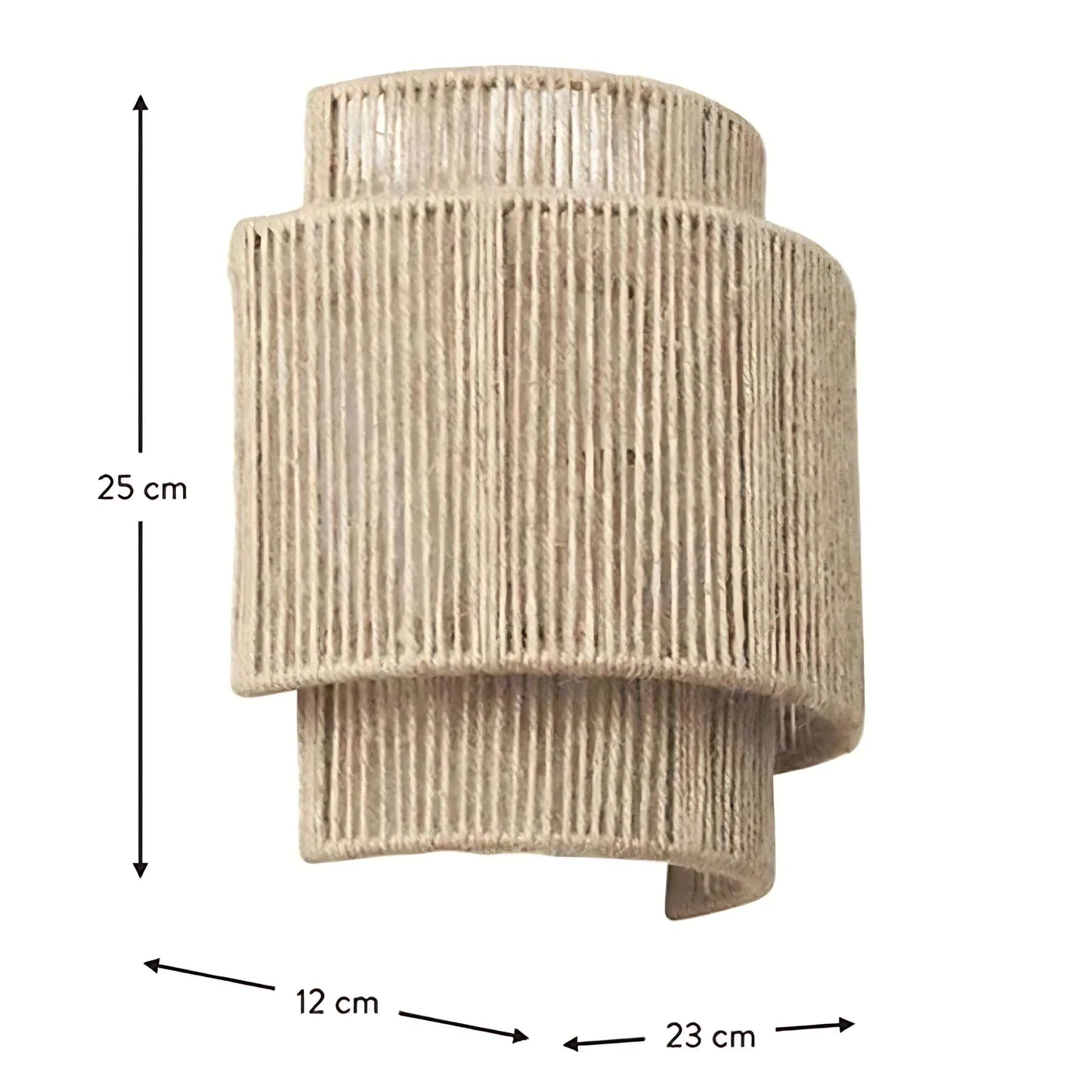 Lampe de chevet bambou rotin