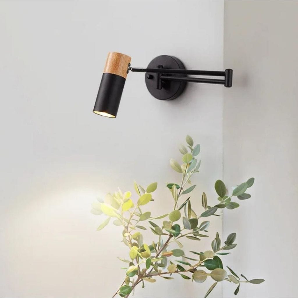 Lampe de chevet bras Articulé Noir
