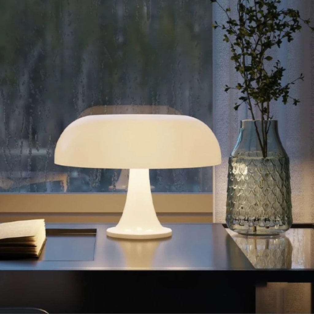 Lampe de chevet Champignon Blanc