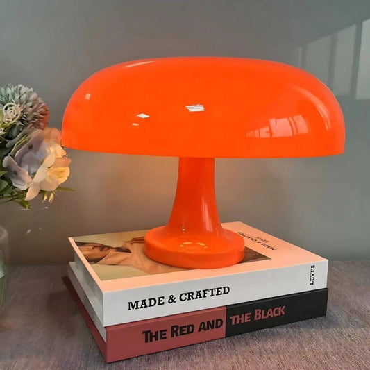 Lampe de chevet Champignon orange