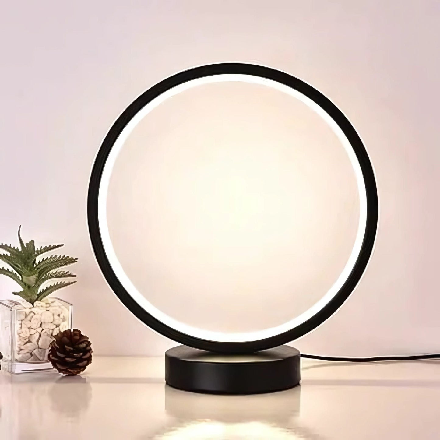 Lampe de chevet circulaire