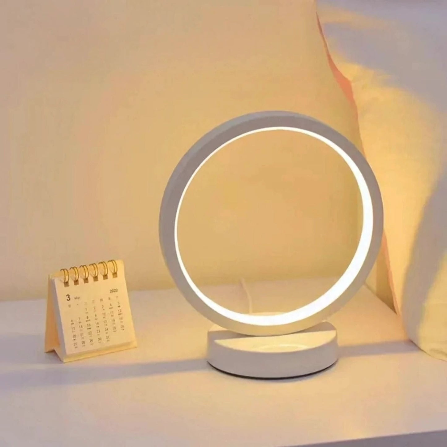 Lampe de chevet circulaire