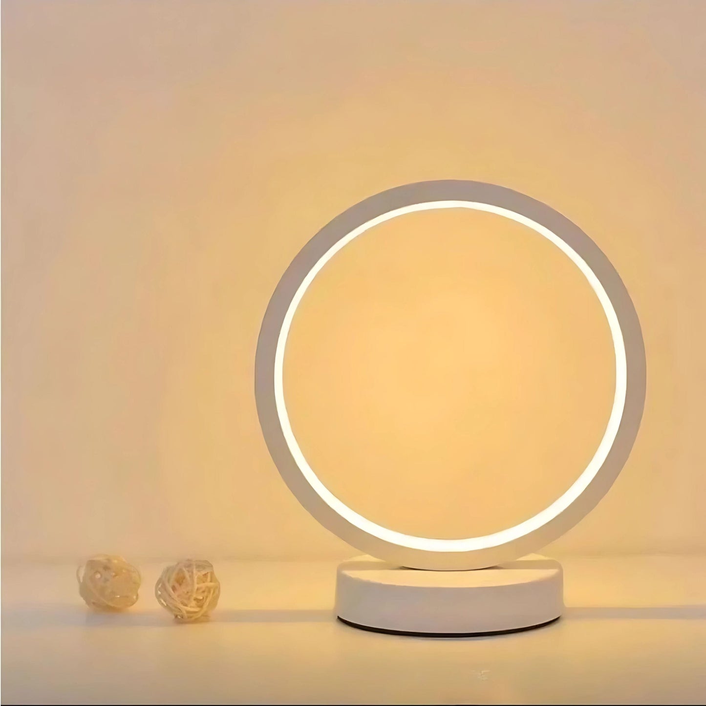 Lampe de chevet circulaire