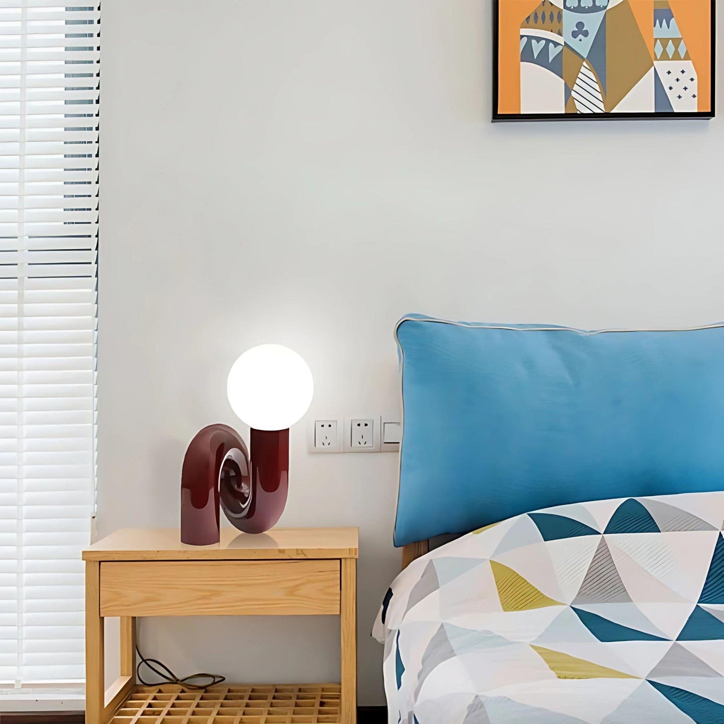 Lampe de chevet contemporaine
