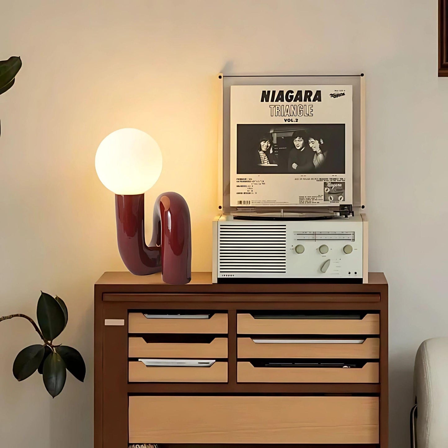 Lampe de chevet contemporaine