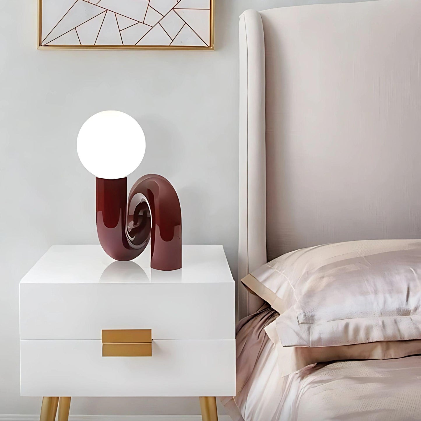 Lampe de chevet contemporaine