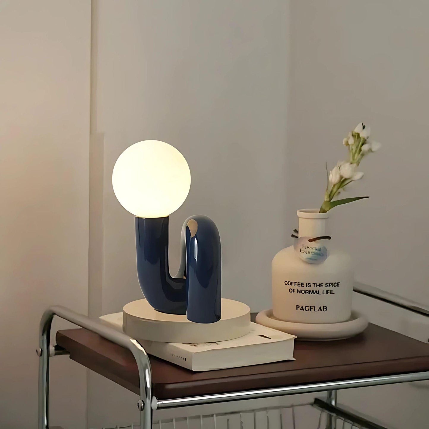 Lampe de chevet contemporaine Blue
