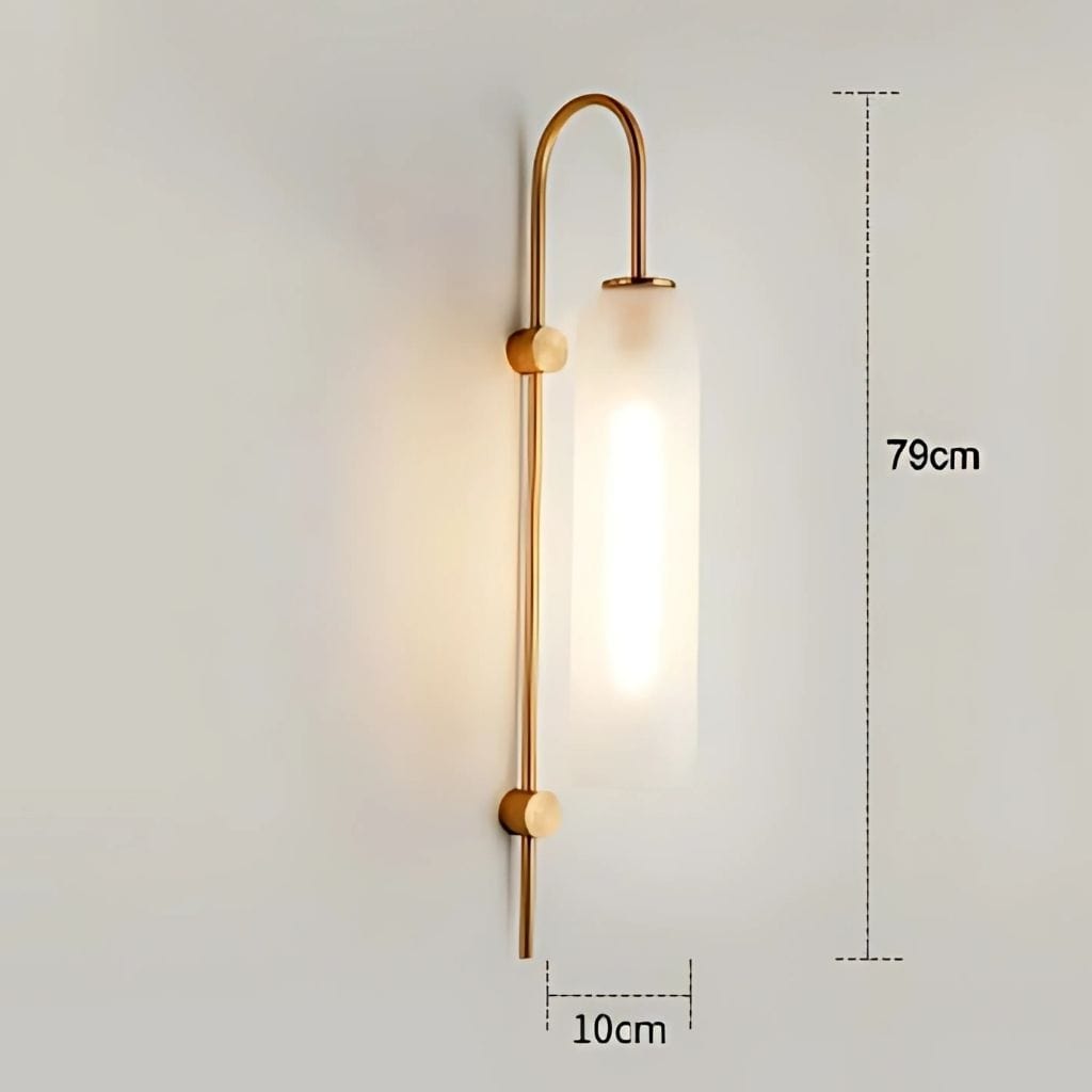 Lampe de chevet Cuivre Blanc