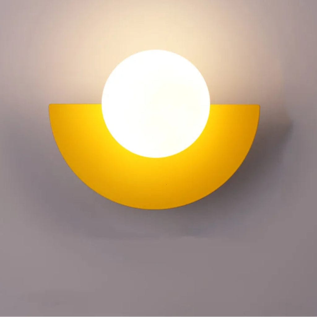 Lampe de chevet Demi lune Jaune