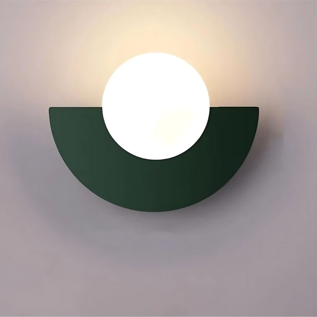 Lampe de chevet Demi lune Vert