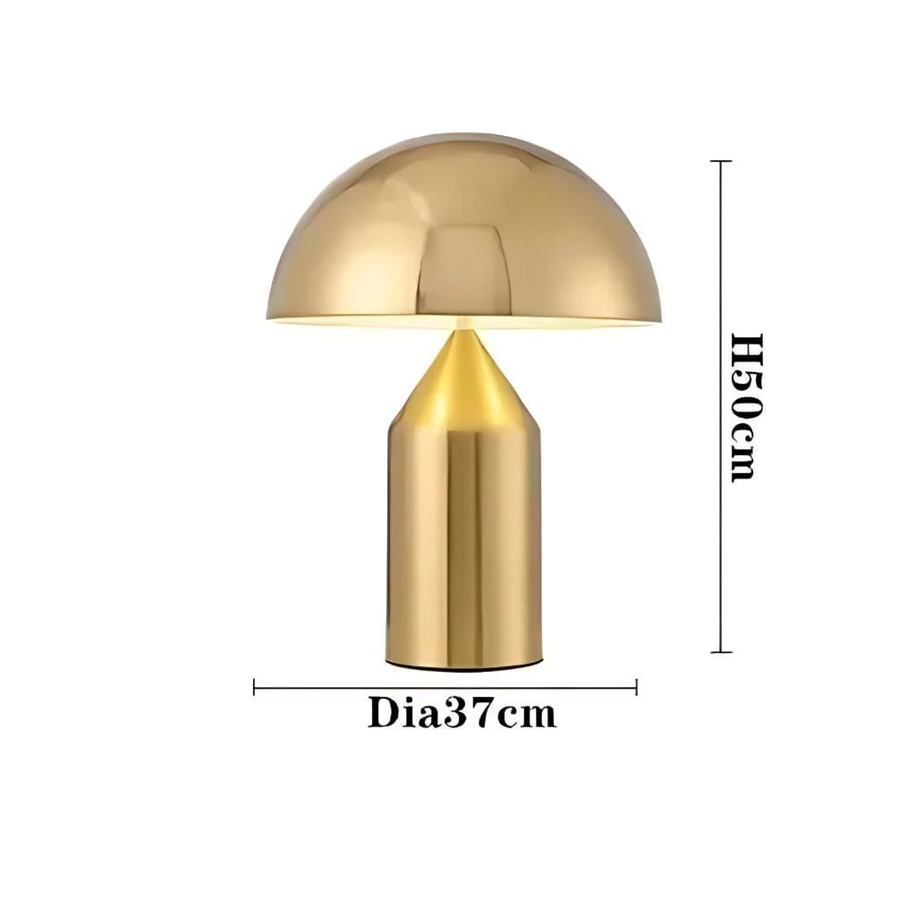 Lampe de chevet design luxe EU Plug / Doré / Warm White