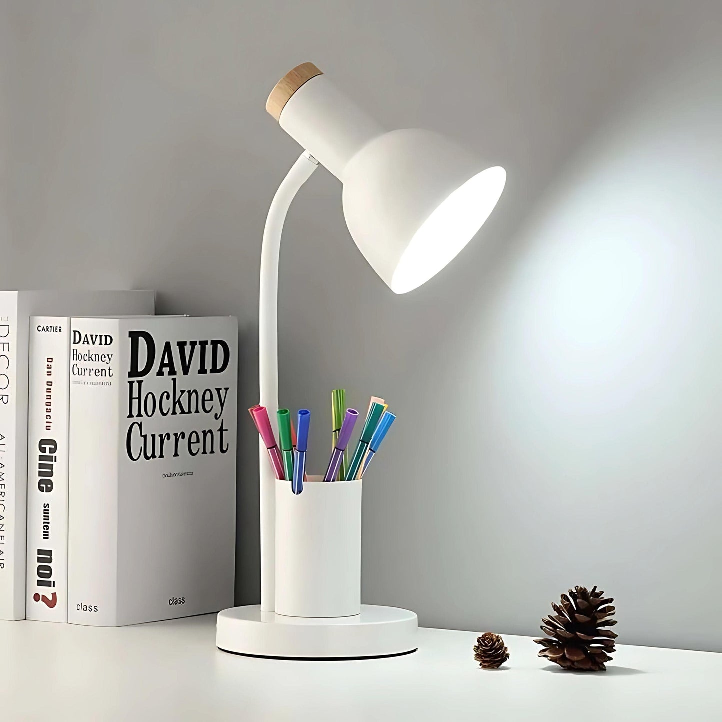 Lampe de chevet Design pour chambre Blanc