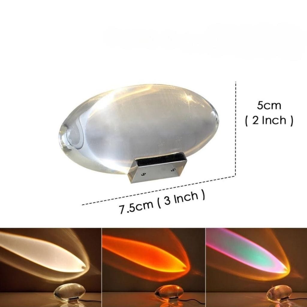Lampe de chevet en Cristal