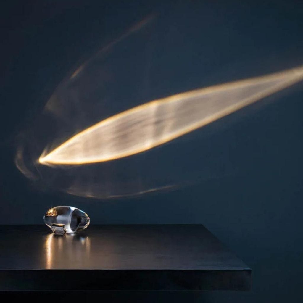 Lampe de chevet en Cristal