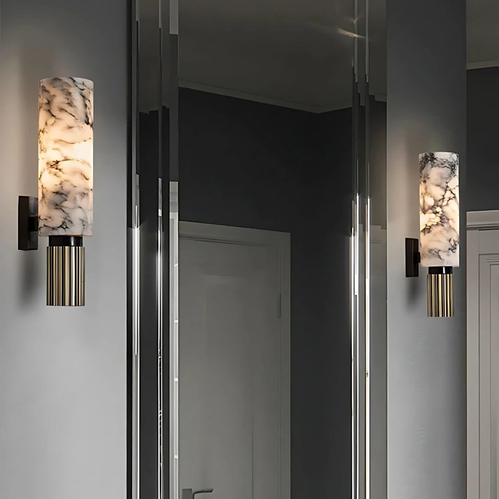 Lampe de chevet en marbre