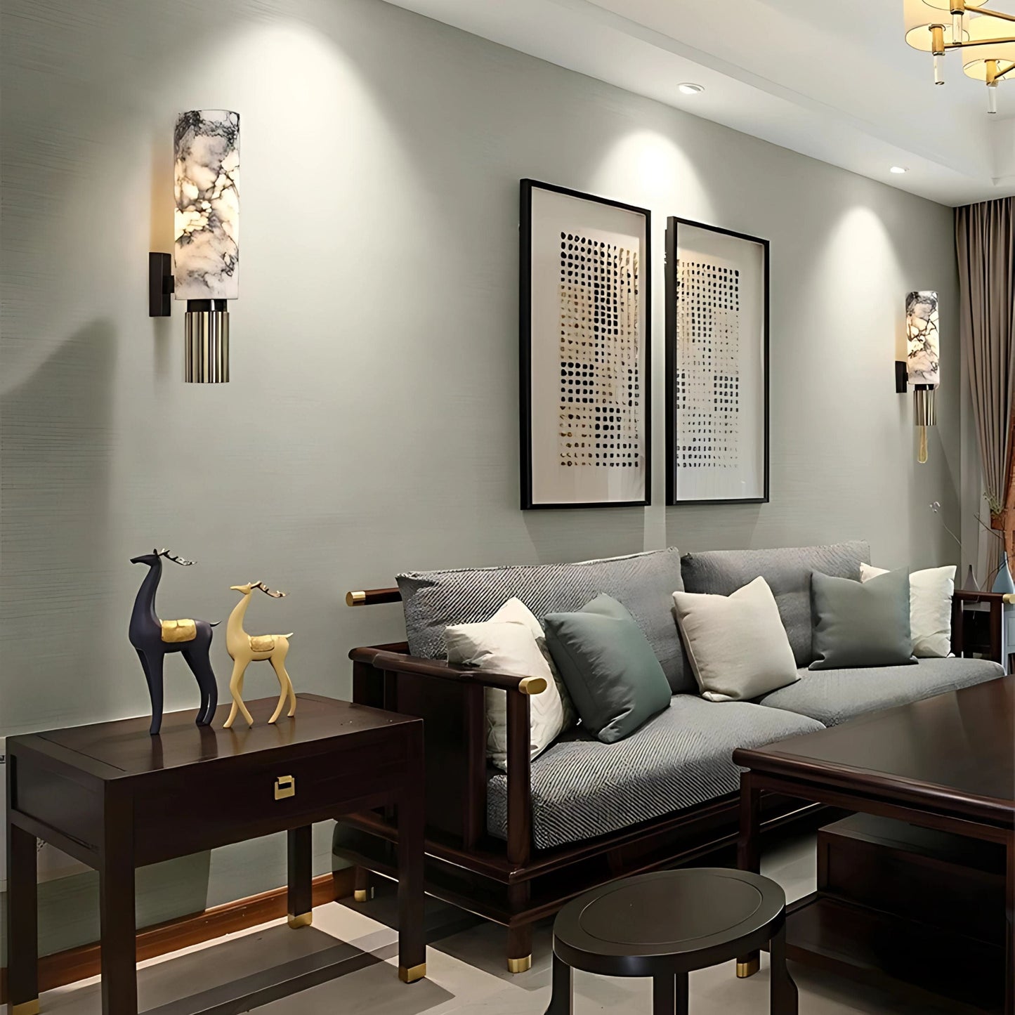 Lampe de chevet en marbre