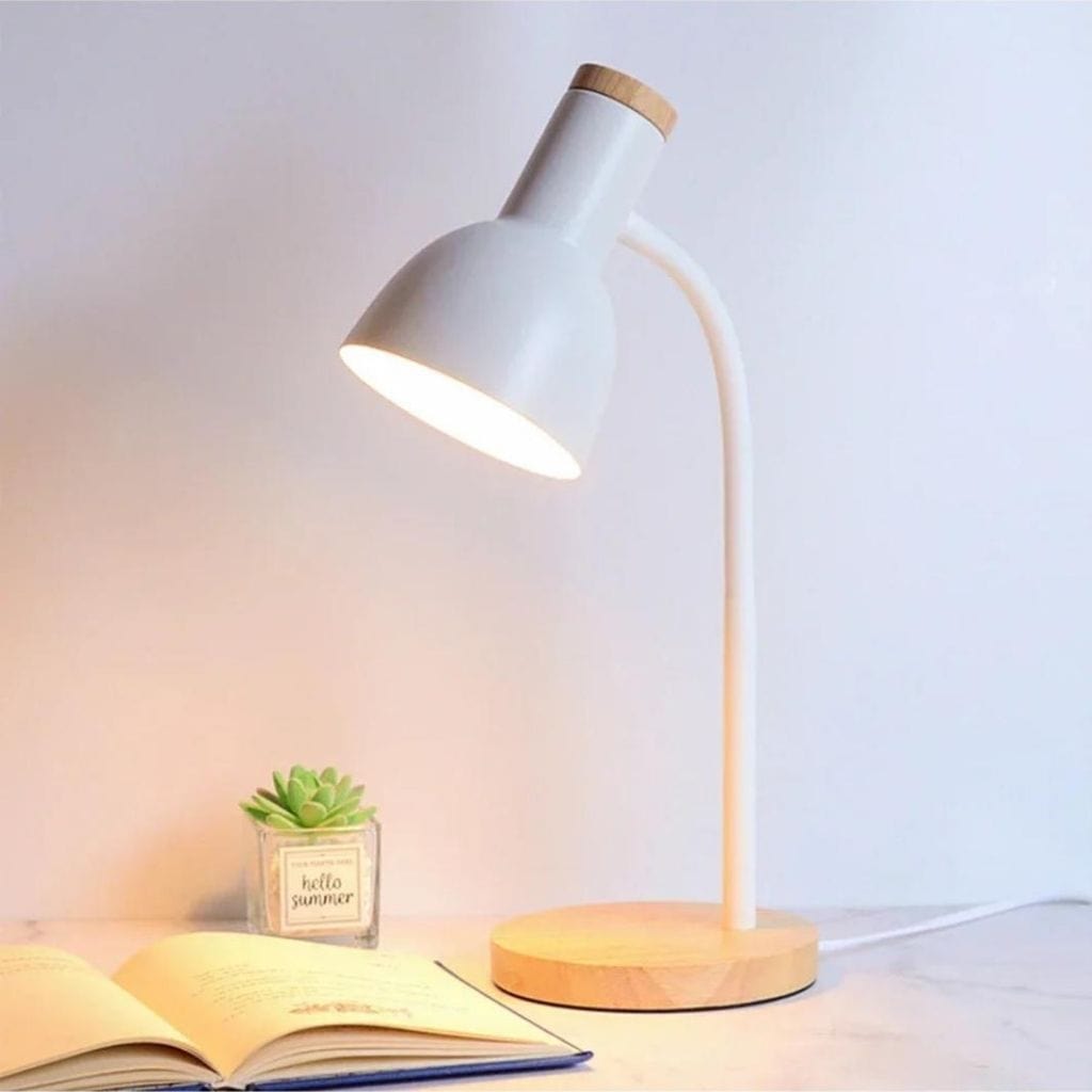 Lampe de chevet Flexible Blanc