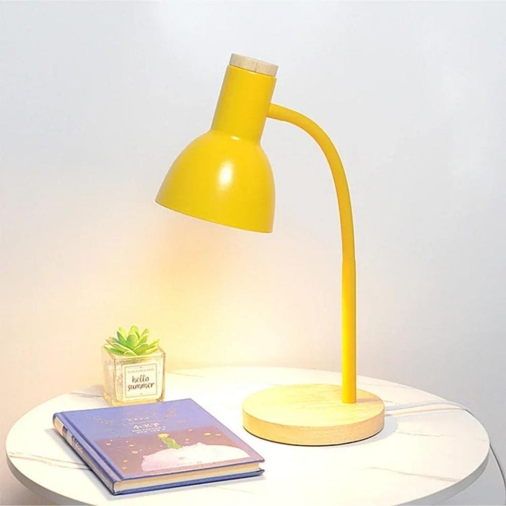 Lampe de chevet Flexible Jaune