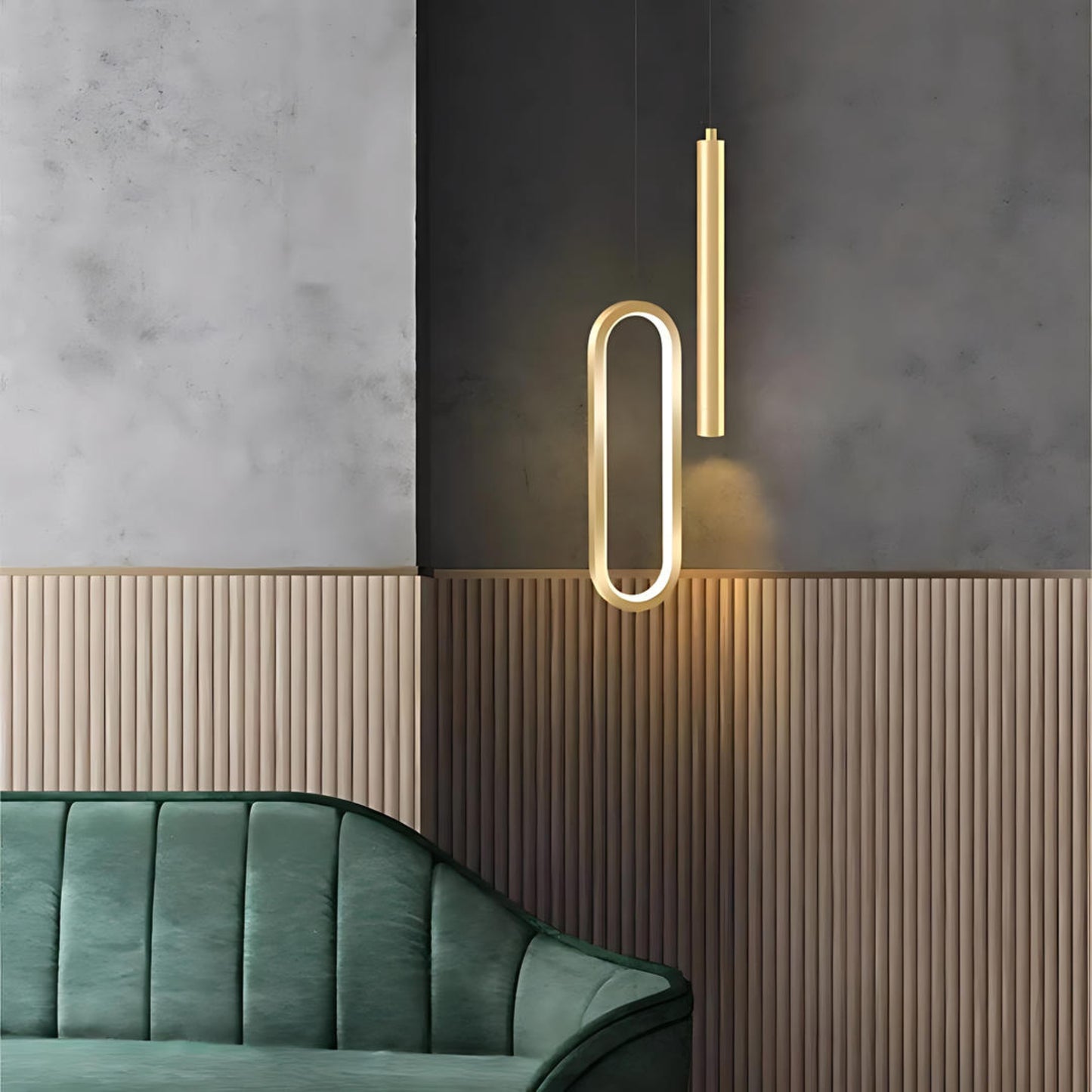 Lampe de chevet forme géométrique