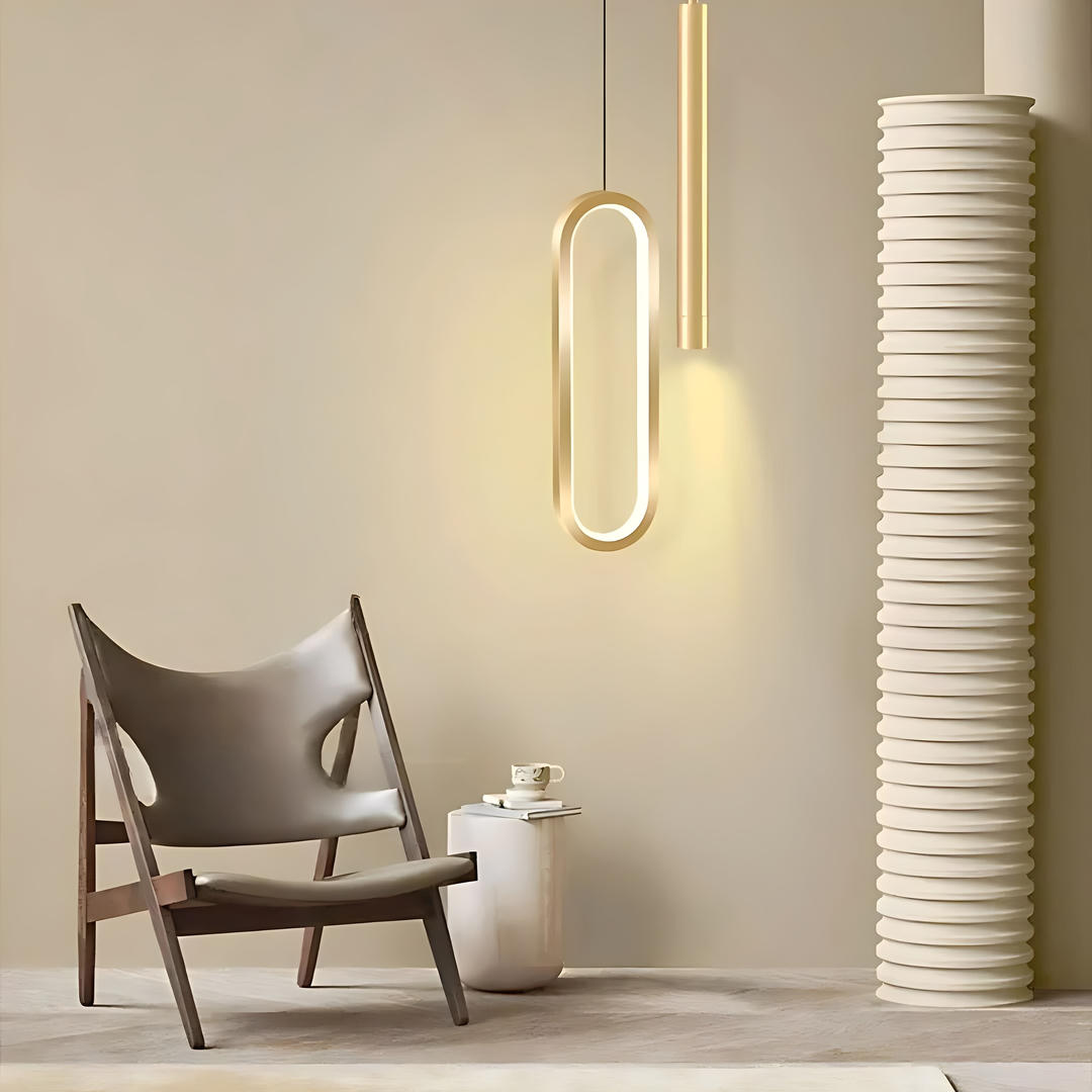 Lampe de chevet forme géométrique