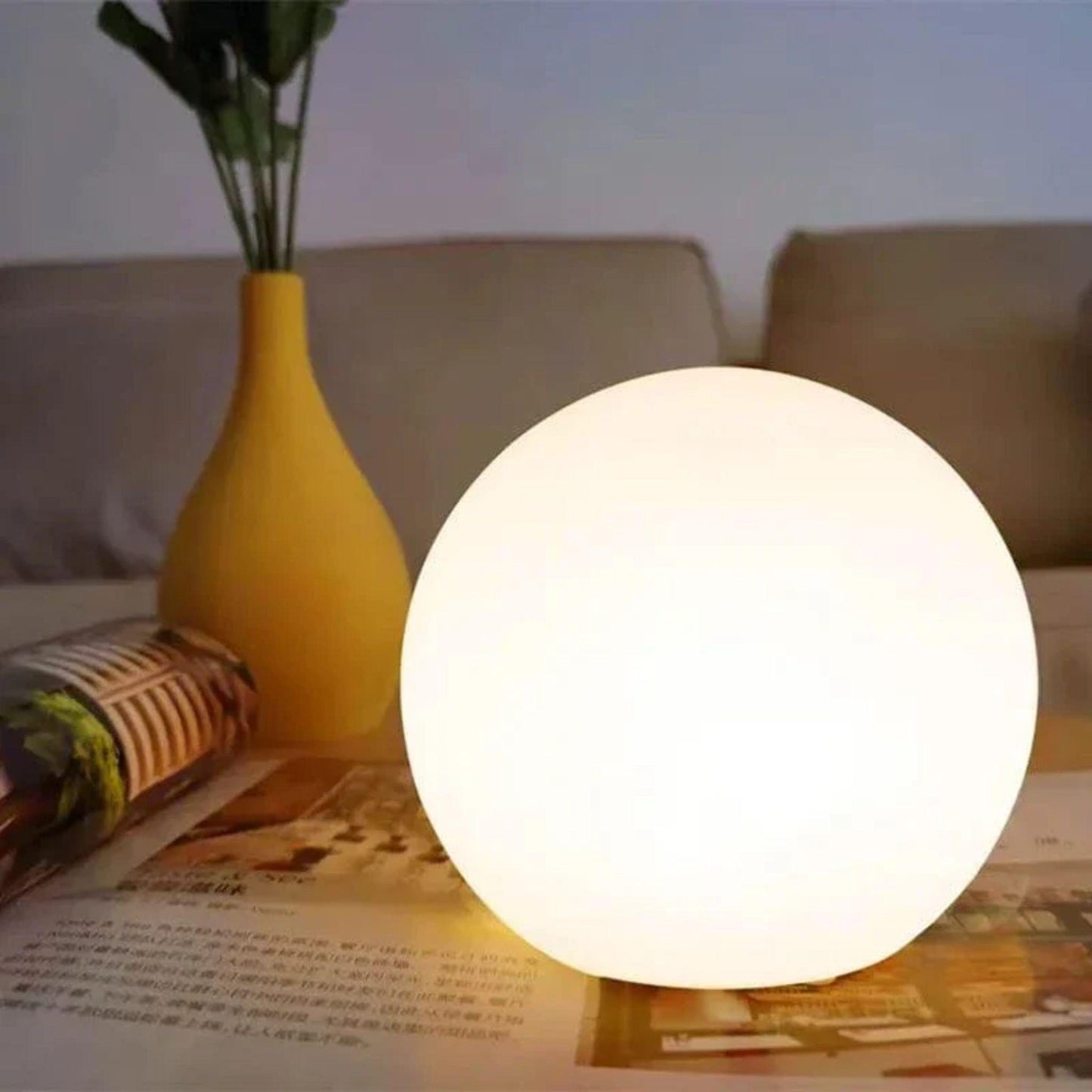 Lampe de chevet globe