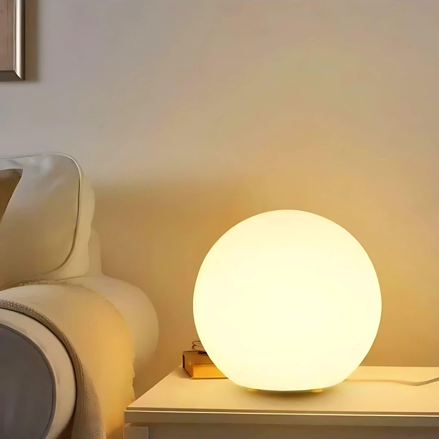 Lampe de chevet globe