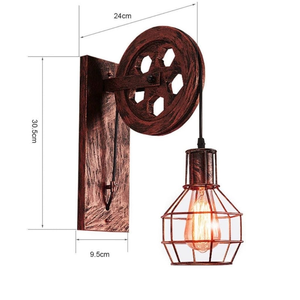 Lampe de chevet Industrielle