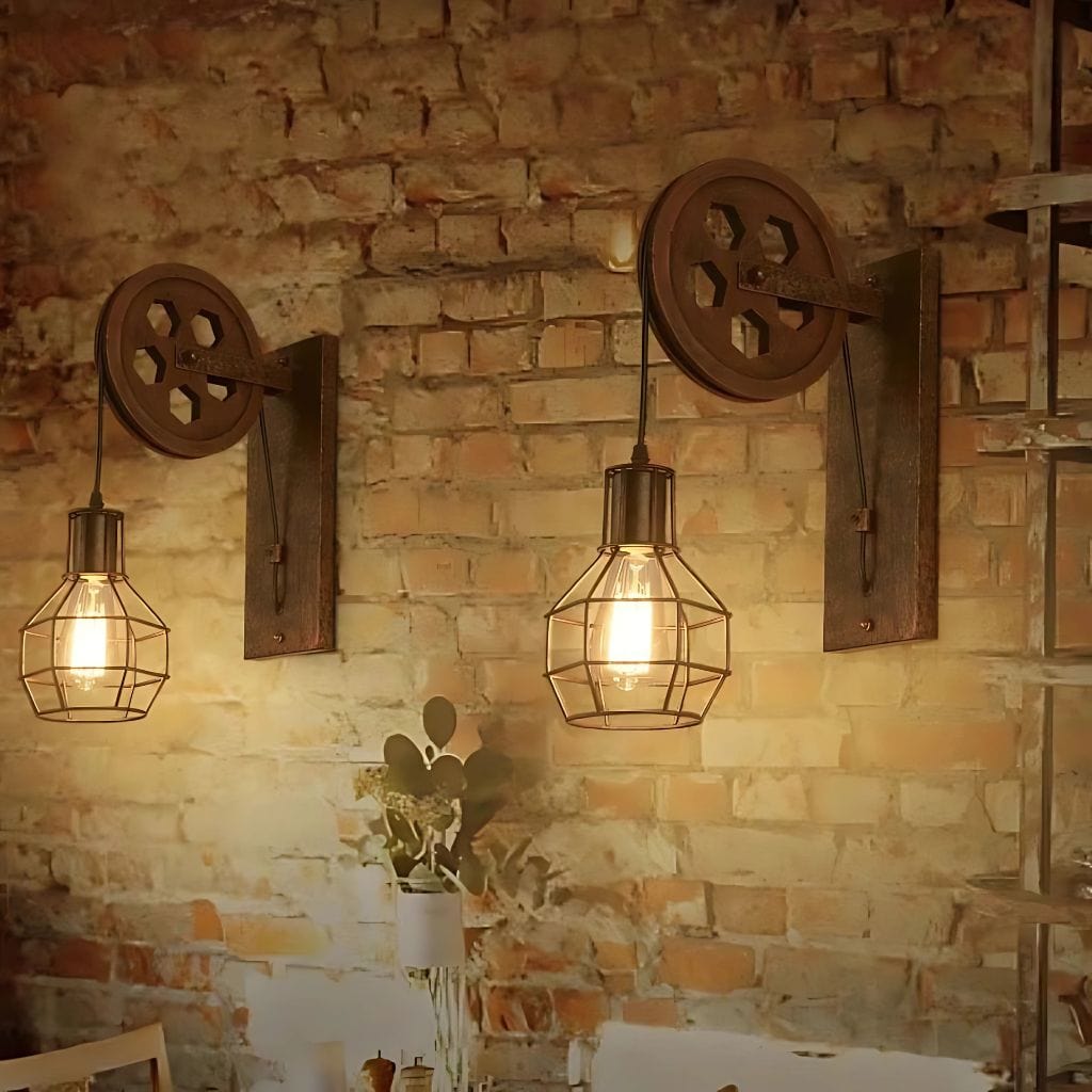Lampe de chevet Industrielle