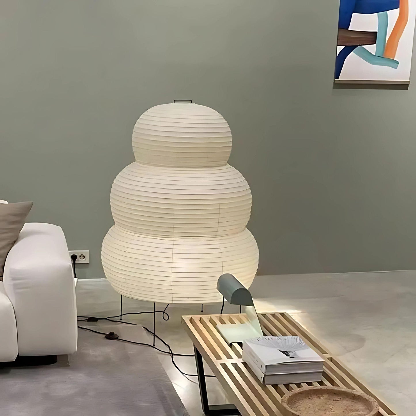 Lampe de chevet japonais