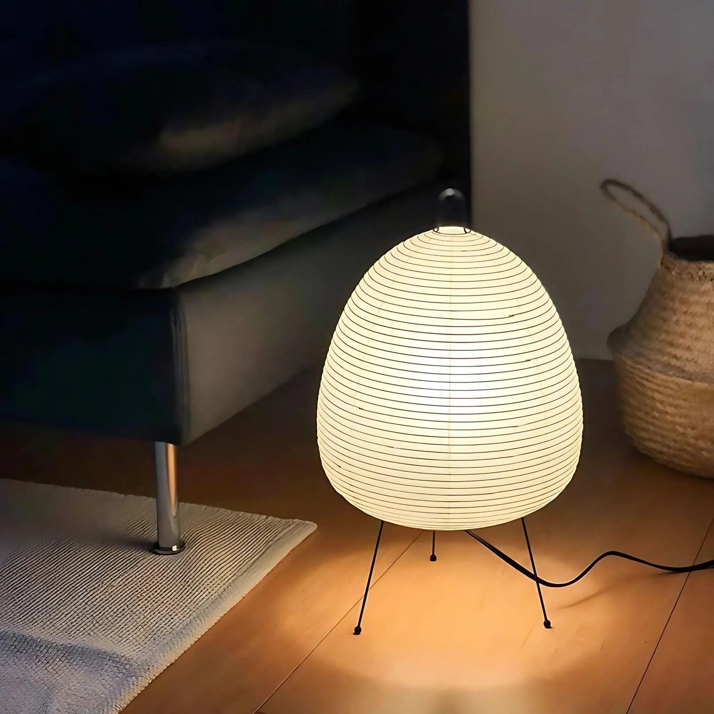 Lampe de chevet Japonaise en papier