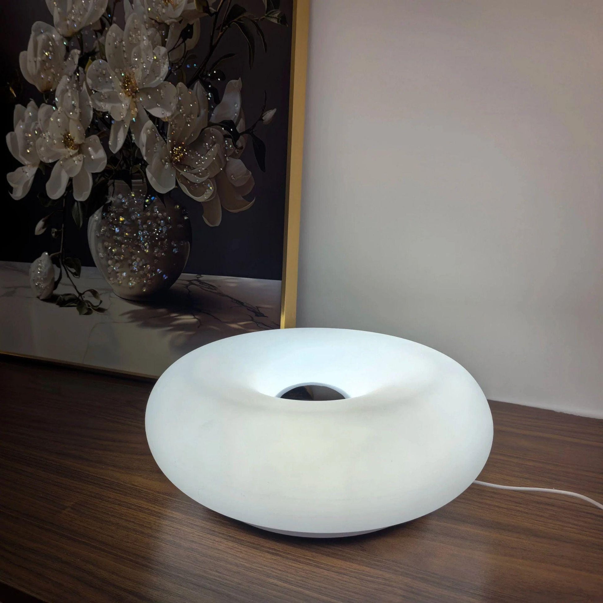 Lampe de chevet LED design Blanc