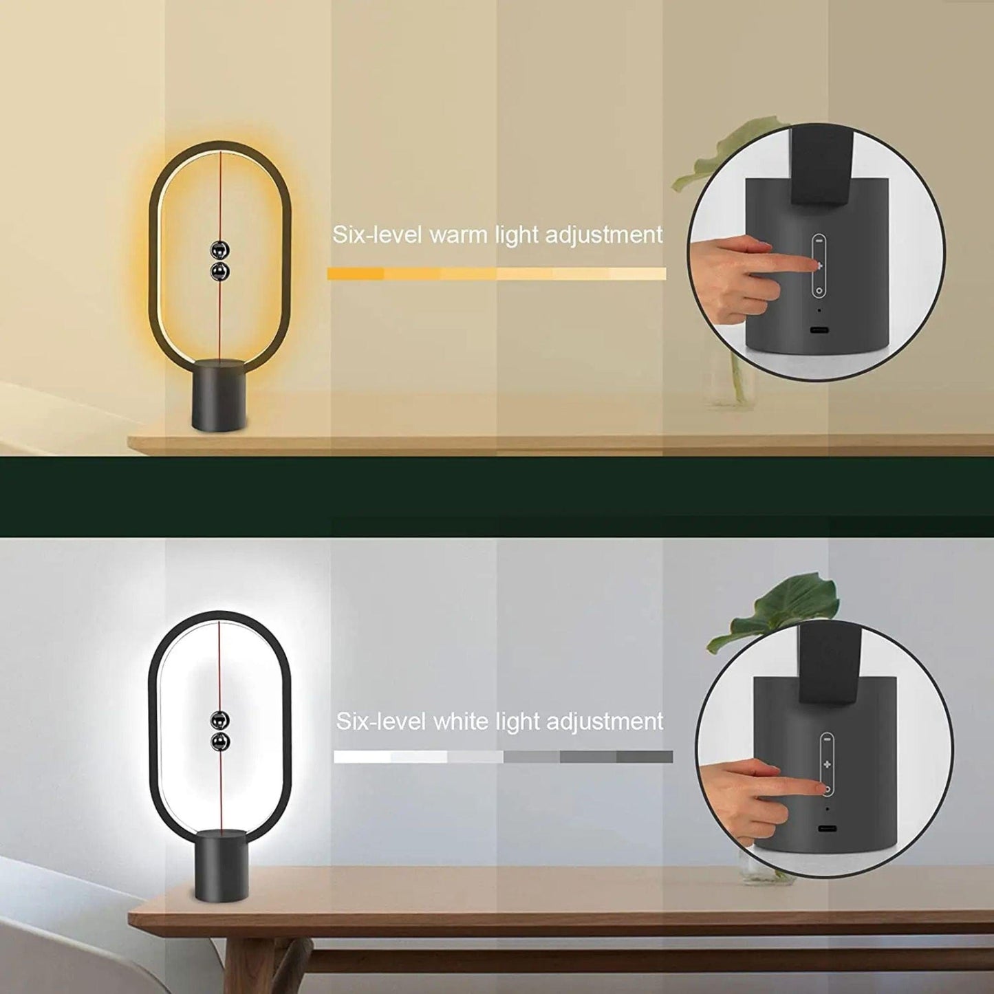 Lampe de chevet magnétique
