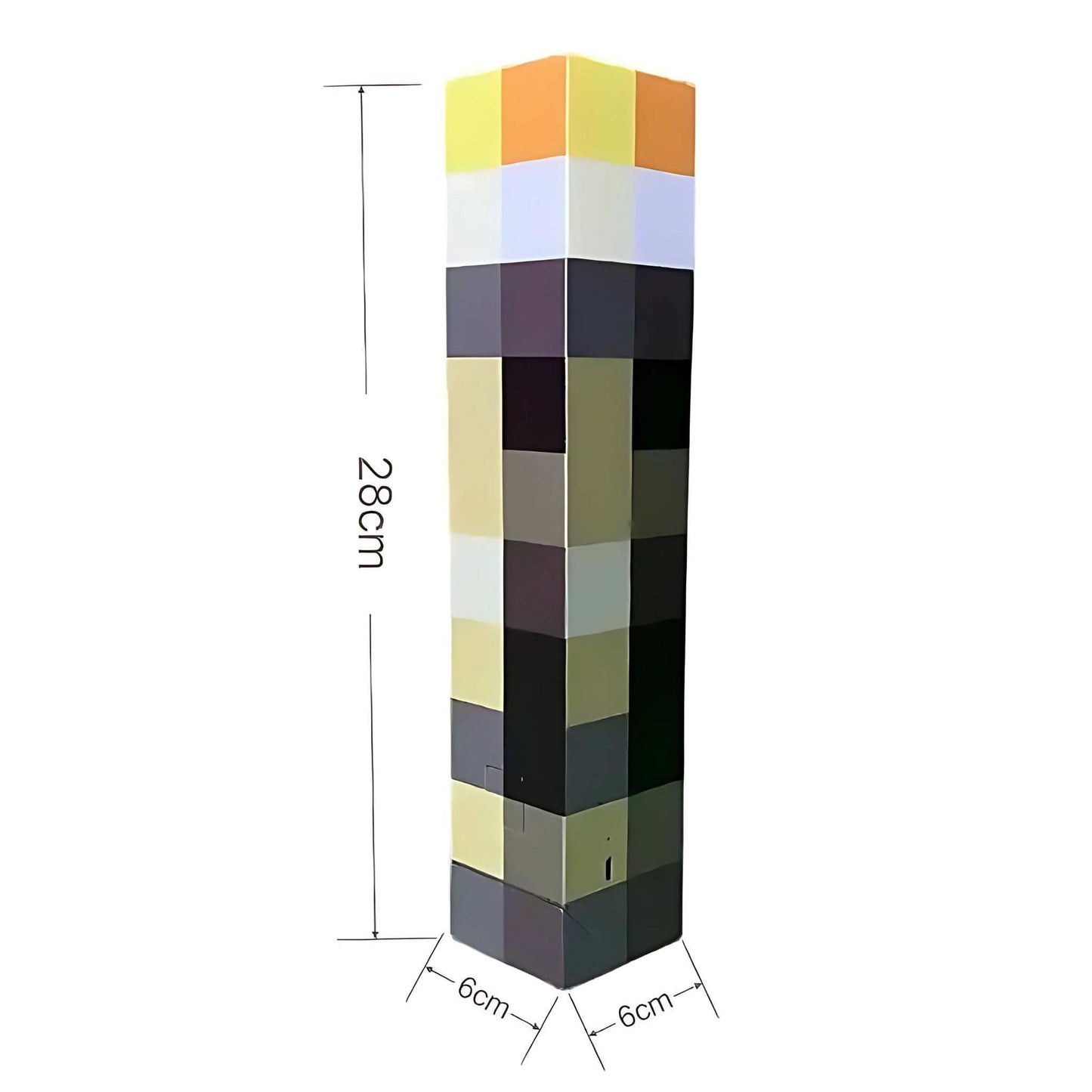 Lampe de chevet minecraft