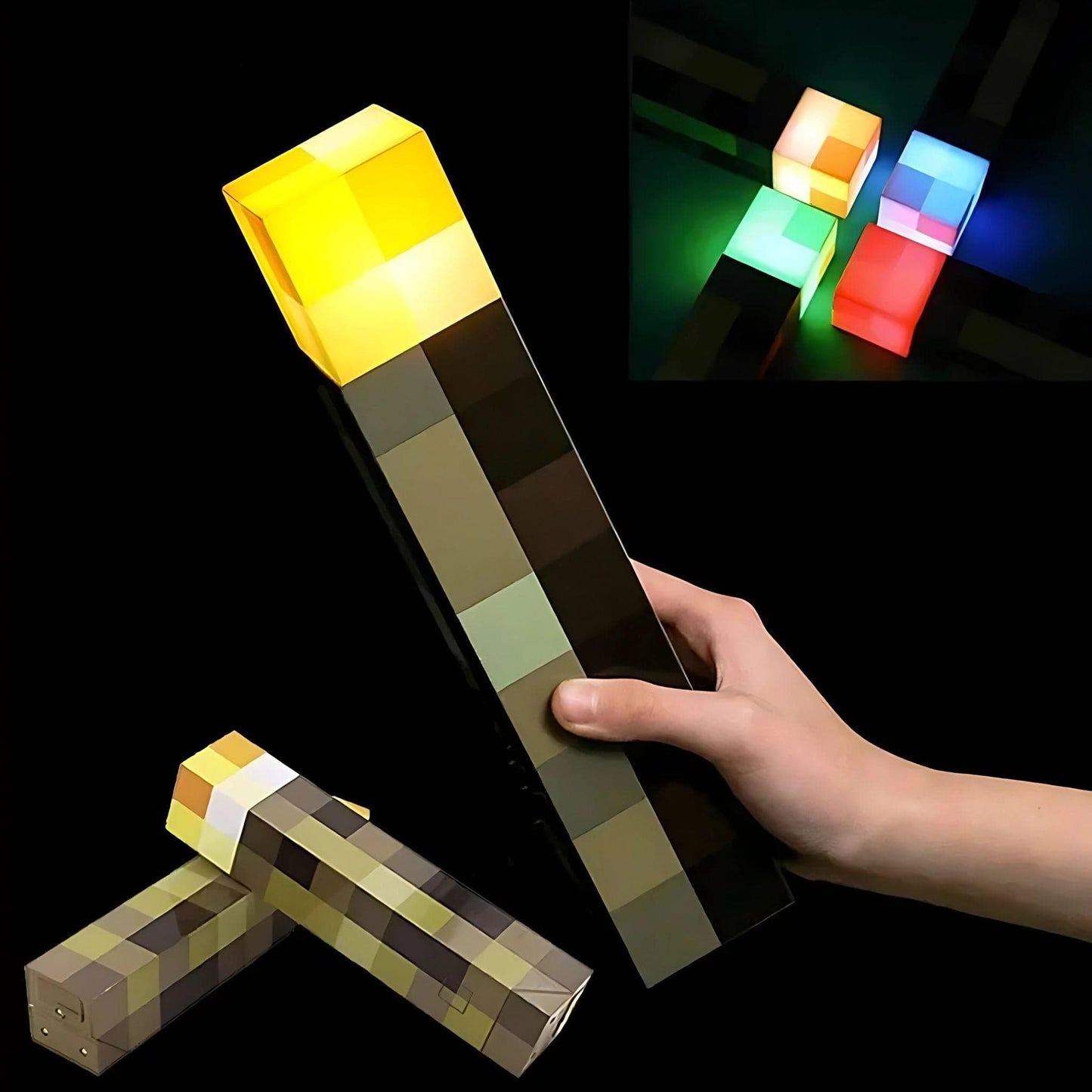 Lampe de chevet minecraft