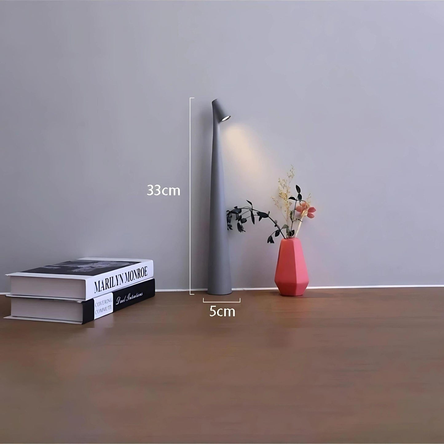 Lampe de chevet Minimaliste Gris
