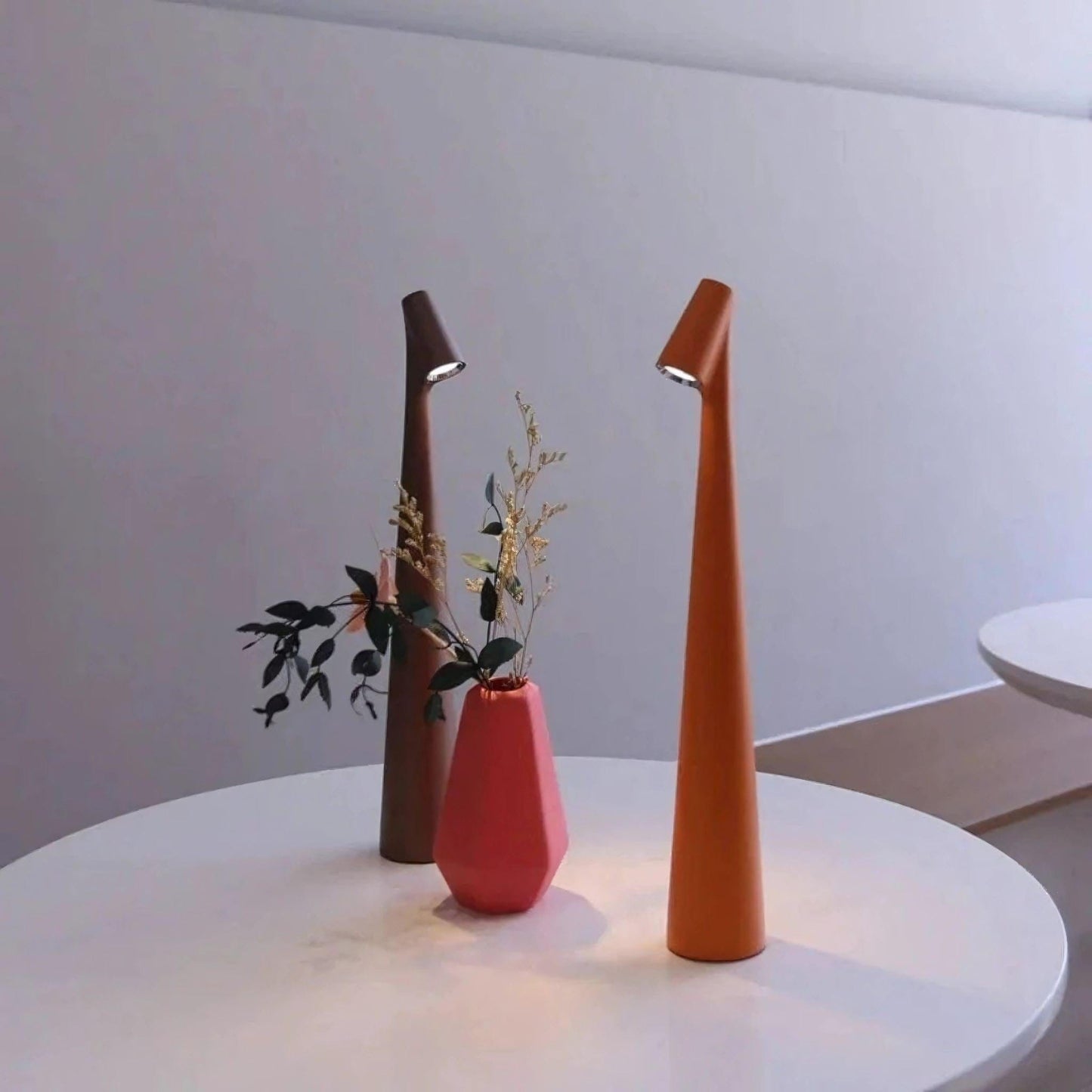 Lampe de chevet Minimaliste Orange