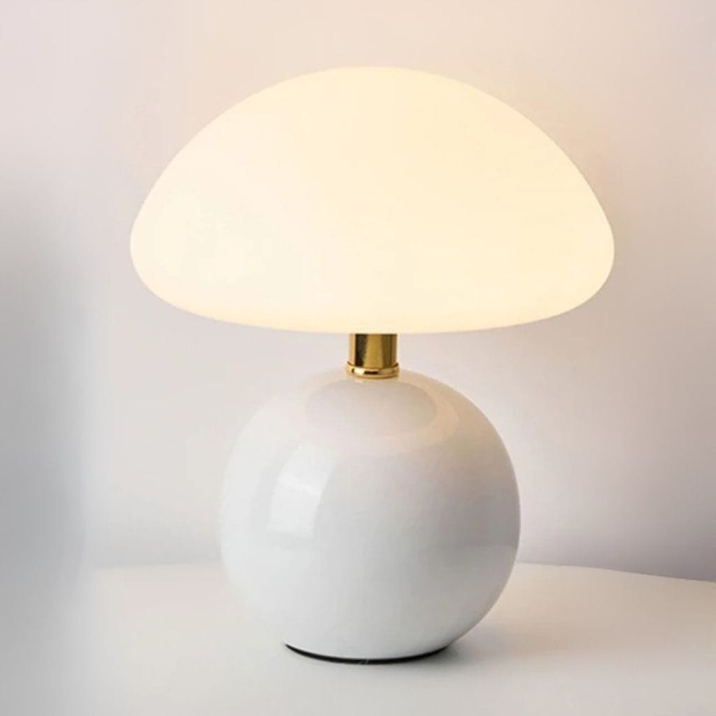 Lampe de chevet Moderne Blanc