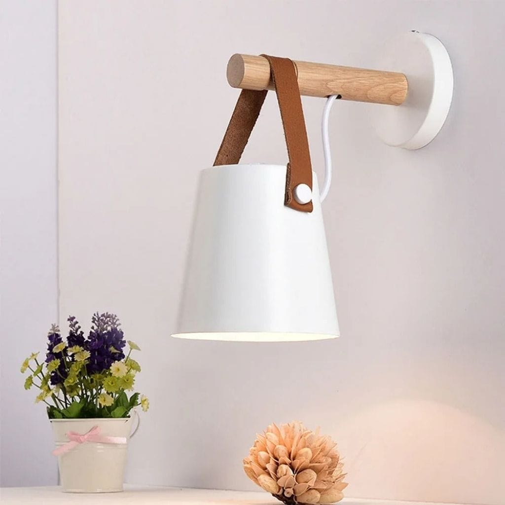 Lampe de chevet Nordique Blanc
