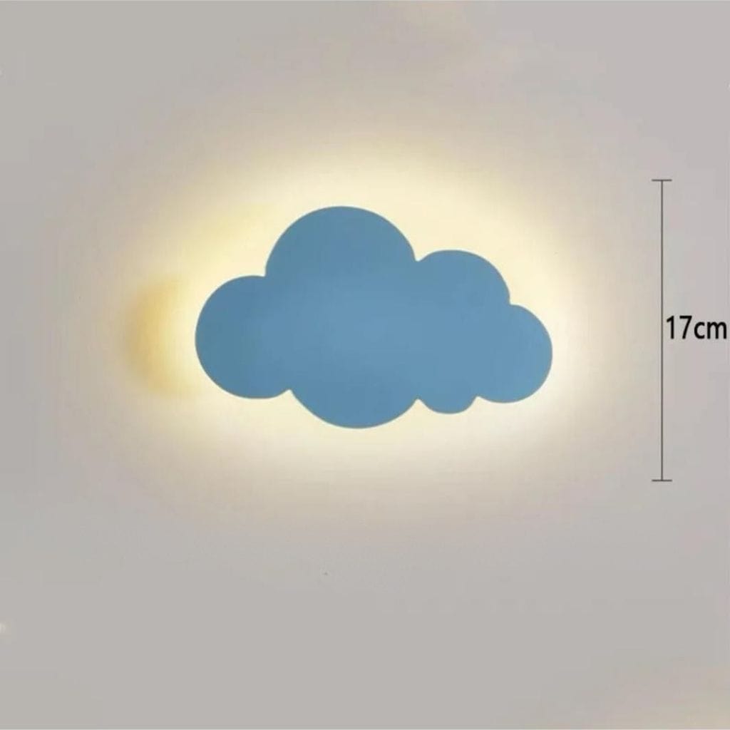Lampe de chevet Nuage Bleu