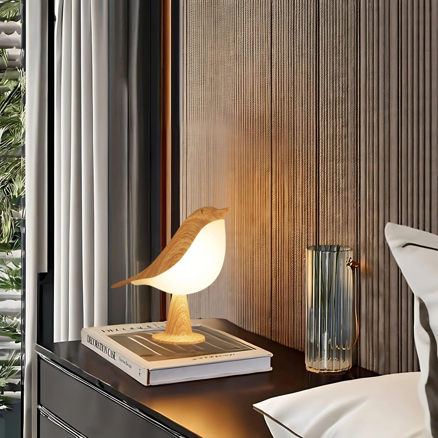 Lampe de chevet oiseau
