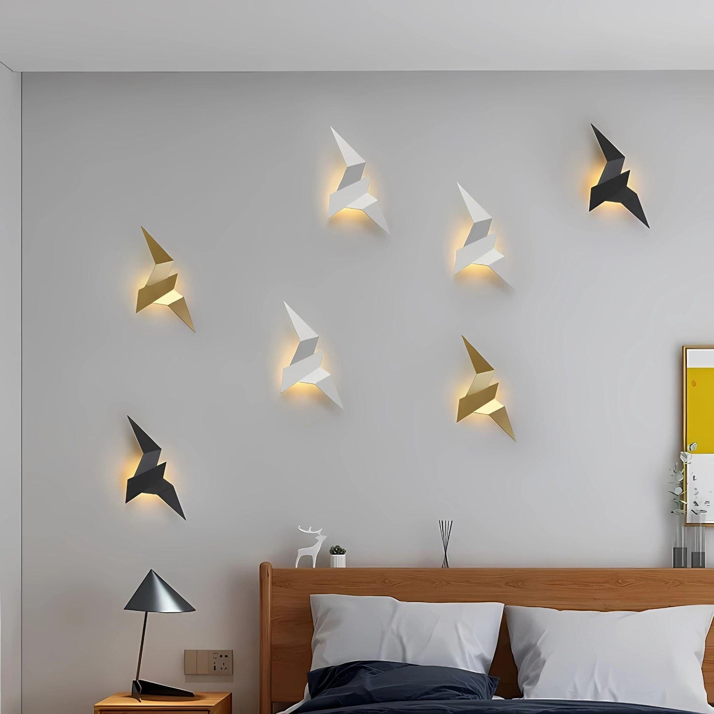 Lampe de chevet Origami
