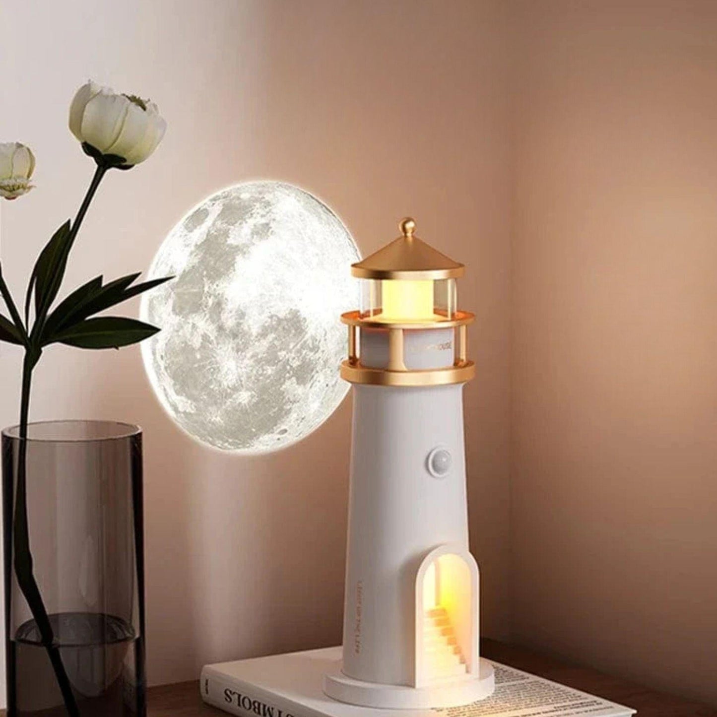 Lampe de chevet phare marin